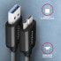 AXAGON BUMM3-AM10AB - 1 m - Micro-USB B - USB A - USB 3.2 Gen 1 (3.1 Gen 1) - 5000 Mbit/s - Black