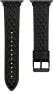 Фото #1 товара Ремешок для часов 4wrist Кожаный узорчатый Apple Watch 42/44/45/49 мм - Черный