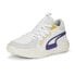 Puma Court Rider Chaos Slash Basketball Mens White Sneakers Athletic Shoes 3780