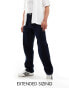 Фото #1 товара ASOS DESIGN baggy jeans in indigo with contrast stitch