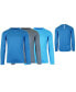 Фото #1 товара Men's Long Sleeve Moisture-Wicking Performance Tee, Pack of 3