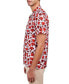 Фото #3 товара Men's Slim-Fit Non-Iron Performance Stretch Floral-Print Camp Shirt