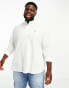 French Connection Plus long sleeve oxford shirt in white