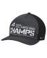 ფოტო #1 პროდუქტის Men's Black TCU Horned Frogs College Football Playoff 2022 Fiesta Bowl Champions Locker Room CL99 Adjustable Hat