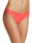 Фото #1 товара Milly 260668 Women's Solid Lanai Watermelon Bikini Bottom Swimwear Size L