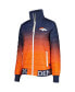 ფოტო #4 პროდუქტის Women's Navy, Orange Denver Broncos Color Block Full-Zip Puffer Jacket