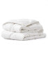 Фото #2 товара Lightweight White Goose Down Feather Fiber Comforter, King