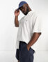 Polo Ralph Lauren Big & Tall icon logo short sleeve seersucker shirt in white