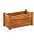 Garden Raised Bed Acacia Wood 19.7"x9.8"x9.8"