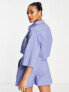 Reebok tailored cropped shirt in lilac - exclusive to ASOS