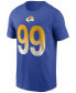 Фото #3 товара Men's Los Angeles Rams Name & Number T-Shirt - Aaron Donald