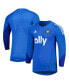 Фото #1 товара Men's Blue Charlotte FC 2023 Goalkeeper Long Sleeve Replica Jersey