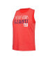 ფოტო #2 პროდუქტის Women's Royal, Red Distressed New York Giants Muscle Tank Top and Pants Lounge Set
