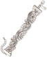 ფოტო #1 პროდუქტის Crystal & Snake Chain Twisted Flex Bracelet, Created for Macy's