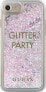 Guess Guess GUHCP7GLUQPU iPhone 6/7/8 fioletowy/purple hard case Liquid Glitter Party