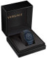 Men's Swiss Automatic Blue Ceramic Bracelet Watch 43mm