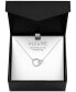 Macy's diamond Accent Interlocking Circles Pendant Necklace in Sterling Silver, 16" + 2" extender