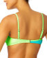 Фото #2 товара Salt & Cove Juniors' Colorblocked Convertible Bikini Top, Created for Macy's