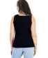 Фото #2 товара Women's Lace-Trim Cotton Tank Top, Created for Macy's