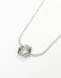 Фото #2 товара Icon Brand hex pendant necklace in silver