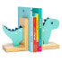 EUREKAKIDS Original and decorative children´s wooden bookends in the shape of a dinosaur