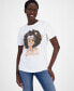 ფოტო #1 პროდუქტის Juniors' Barbie Graphic Print T-Shirt