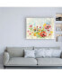 Silvia Vassileva Summer Rain Floral Canvas Art - 36.5" x 48"