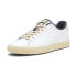 Фото #2 товара Puma Clyde Service Line Lace Up Mens White Sneakers Casual Shoes 39308801