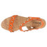 Фото #4 товара VANELi Mavis Studded Sling Back Womens Orange Casual Sandals 305558