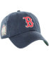 Фото #1 товара Men's Navy Boston Red Sox Sure Shot Classic Franchise Fitted Hat