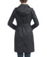 ფოტო #2 პროდუქტის Women's Adel Water-Resistant Hooded Trench Coat