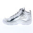Фото #5 товара Fila Grant Hill 2 Metallic 1BM01760-050 Mens Silver Athletic Basketball Shoes
