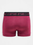 Фото #2 товара Nike Dri-Fit 3 pack stretch microfibre trunks with swoosh print