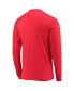 ფოტო #4 პროდუქტის Men's Red Atlanta Falcons Halftime Long Sleeve T-shirt