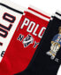 Фото #3 товара Women's 3-Pk. Preppy Polo Bear Sport Socks