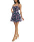 Фото #7 товара Платье Trixxi с вышивкой и принтом из сетки Fit & Flare для девушек