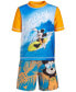 ფოტო #1 პროდუქტის Toddler Boys Rash Guard & Swim Trunks, 2 Piece Set