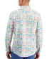 Фото #2 товара Men's Madras Plaid Long Sleeve Button-Front Shirt, Created for Macy's