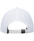 Men's White Metal Logo Adjustable Hat