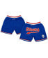 Фото #1 товара Men's Royal Indianapolis Clowns Replica Mesh Shorts