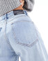 Фото #3 товара Stradivarius Petite 90s baggy dad jean in light blue