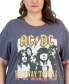 Trendy Plus Size AC/DC Graphic T-Shirt