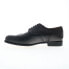 Фото #3 товара Dino Monti Alpha Mens Black Wide Oxfords & Lace Ups Wingtip & Brogue Shoes 11