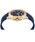 ფოტო #2 პროდუქტის Men's Chronograph Spectre Blue Silicone Strap Watch 44mm