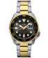 Men's Automatic 5 Sports Two-Tone Stainless Steel Bracelet Watch 43mm