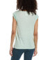 Chaser Recycled Vintage Jersey Roll Sleeve T-Shirt Women's Green S