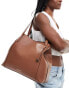 Фото #1 товара Accessorize slouchy PU tote bag in tan