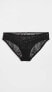 Фото #3 товара Calvin Klein Underwear 286487 Women CK Wave Lace Bikini Panties, Black, Size XS