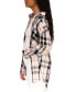 ფოტო #6 პროდუქტის Women's Plaid Tunic