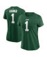 ფოტო #1 პროდუქტის Women's Ahmad Sauce Gardner Legacy Green New York Jets Name Number T-Shirt